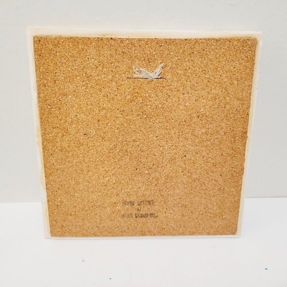 Vtg The Tale of Jemima Puddle Duck Themed Trivet Tile Duck Wolf - Picture 5 of 5